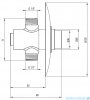 Deante Press bateria prysznicowa czasowa podtynkowa chrom BBH 048L